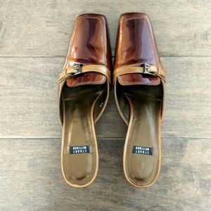 Stuart Weitzman Copper Mule